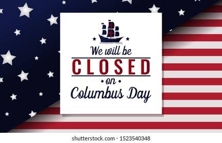 Office Closed-Columbus Day header image