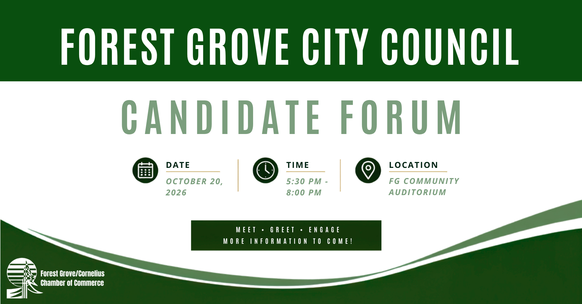 City Council Candidate Forum header image