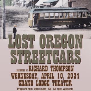 Lost Oregon Streetcars header image