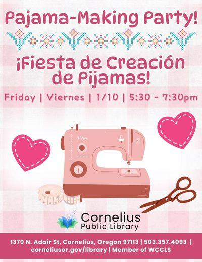 Pajama-Making Party! | ¡Fiesta de Creación de Pijamas! header image