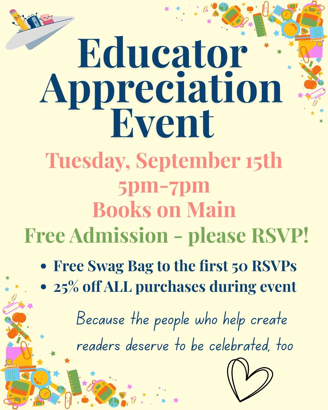 Educator Appreciation Event gallery image 1