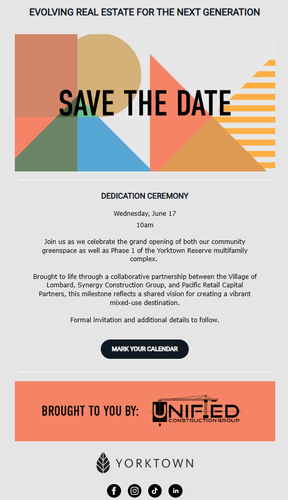 2026 Ribbon Cutting - Yorktown Center header image