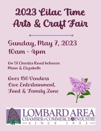 Lilac Times Arts & Craft Fair header image