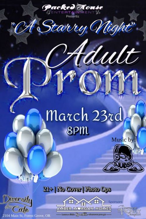 "A Starry Night" Adult Prom header image