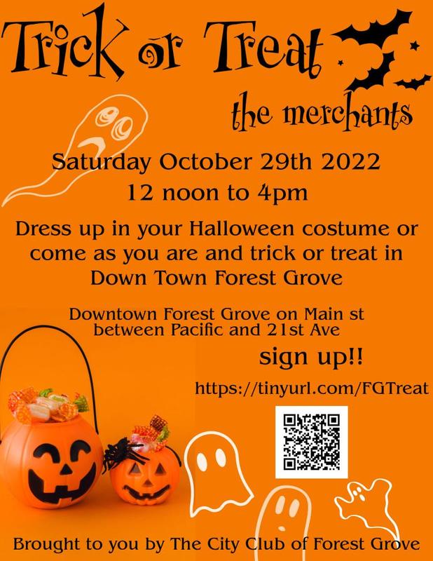 Trick or Treat with the Merchants header image