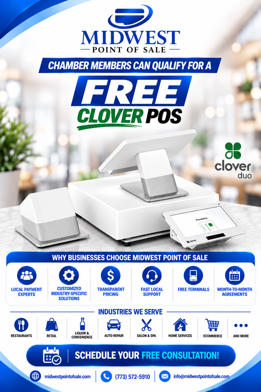 Chamber Members: You May Qualify for a FREE Clover POS