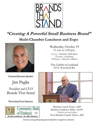 "Creating a Powerful Small Business Brand" Multi-:Chamber Luncheon header image