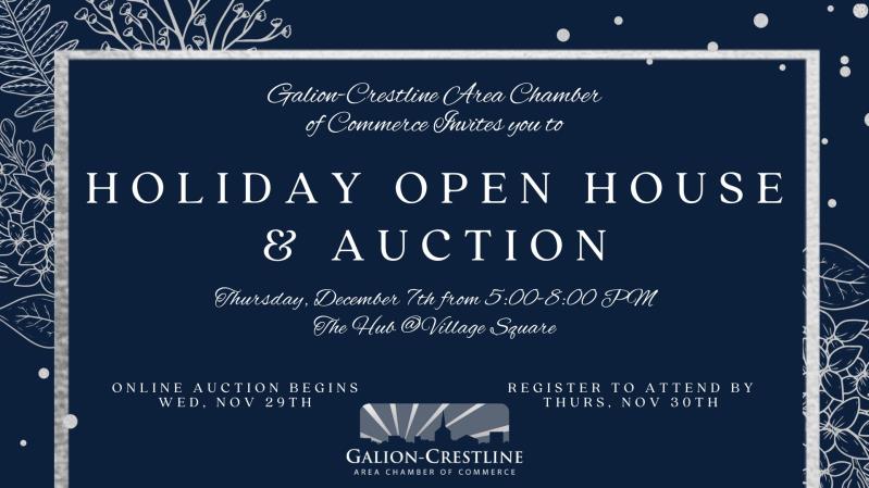 Holiday Open House & Auction header image
