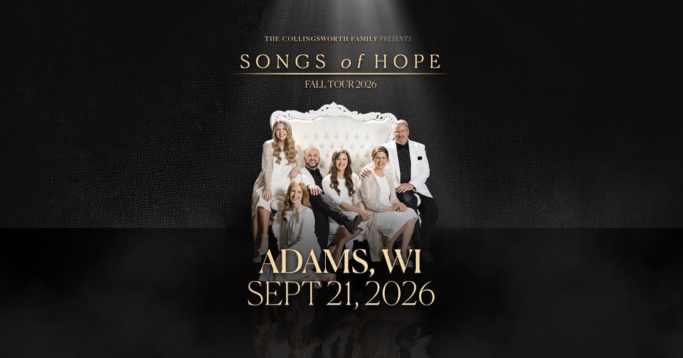 Songs of Hope Tour with the Collingsworth Family header image
