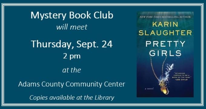 Mystery Book Club  header image