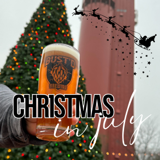 Christmas in July at Bust'd Brewing header image