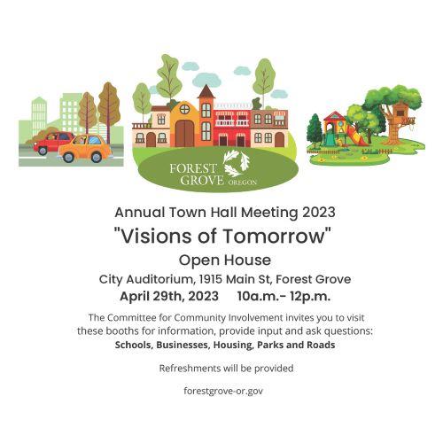 City of Forest Grove Annual Town Meeting header image
