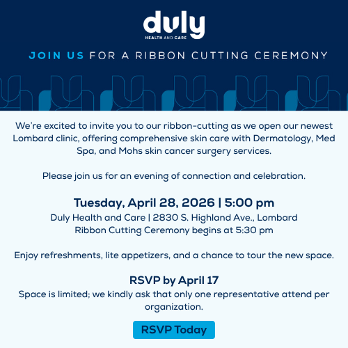 2026 Ribbon Cutting - Duly Health and Care Dermatology header image