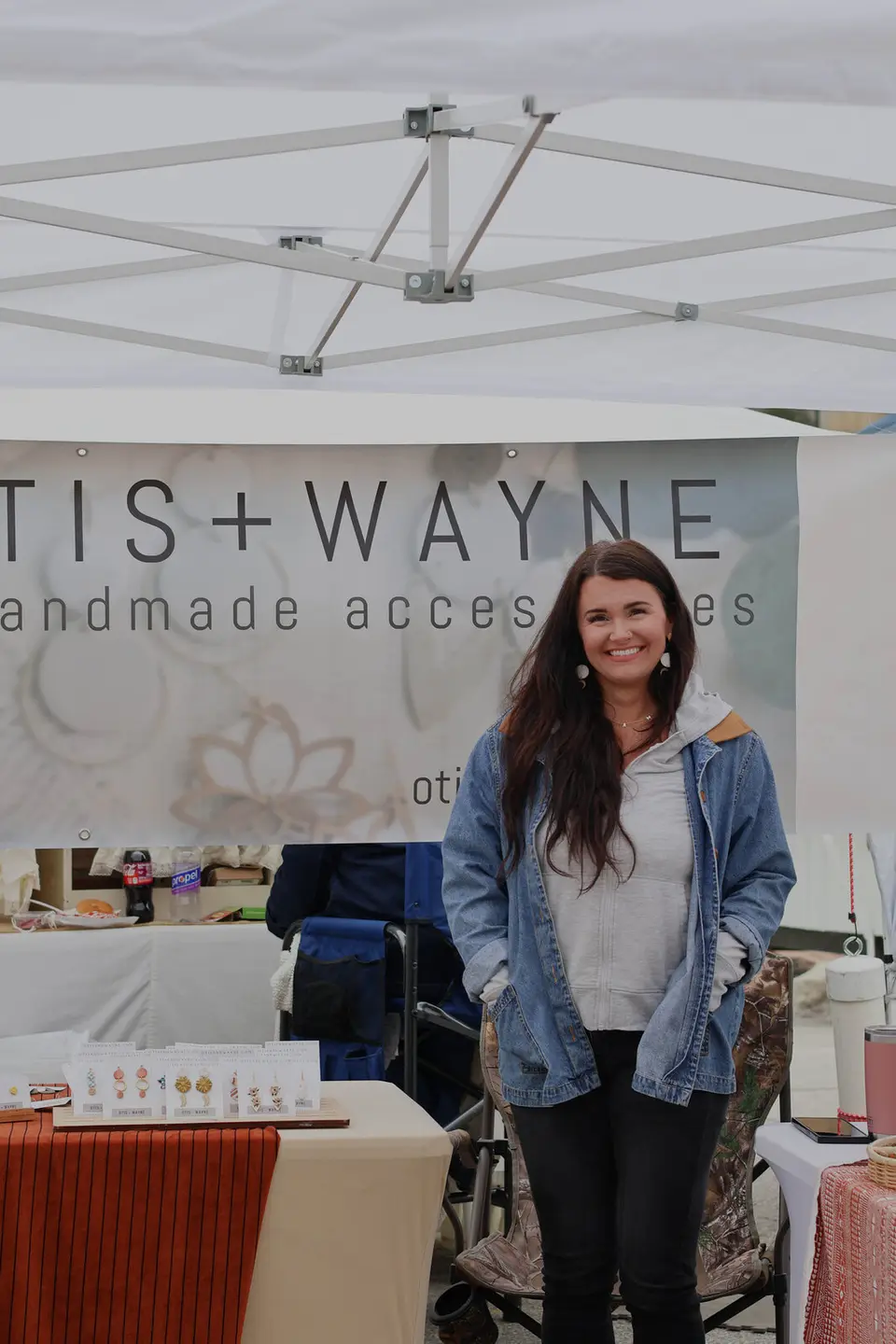 Local vendor booth at Spring Fling