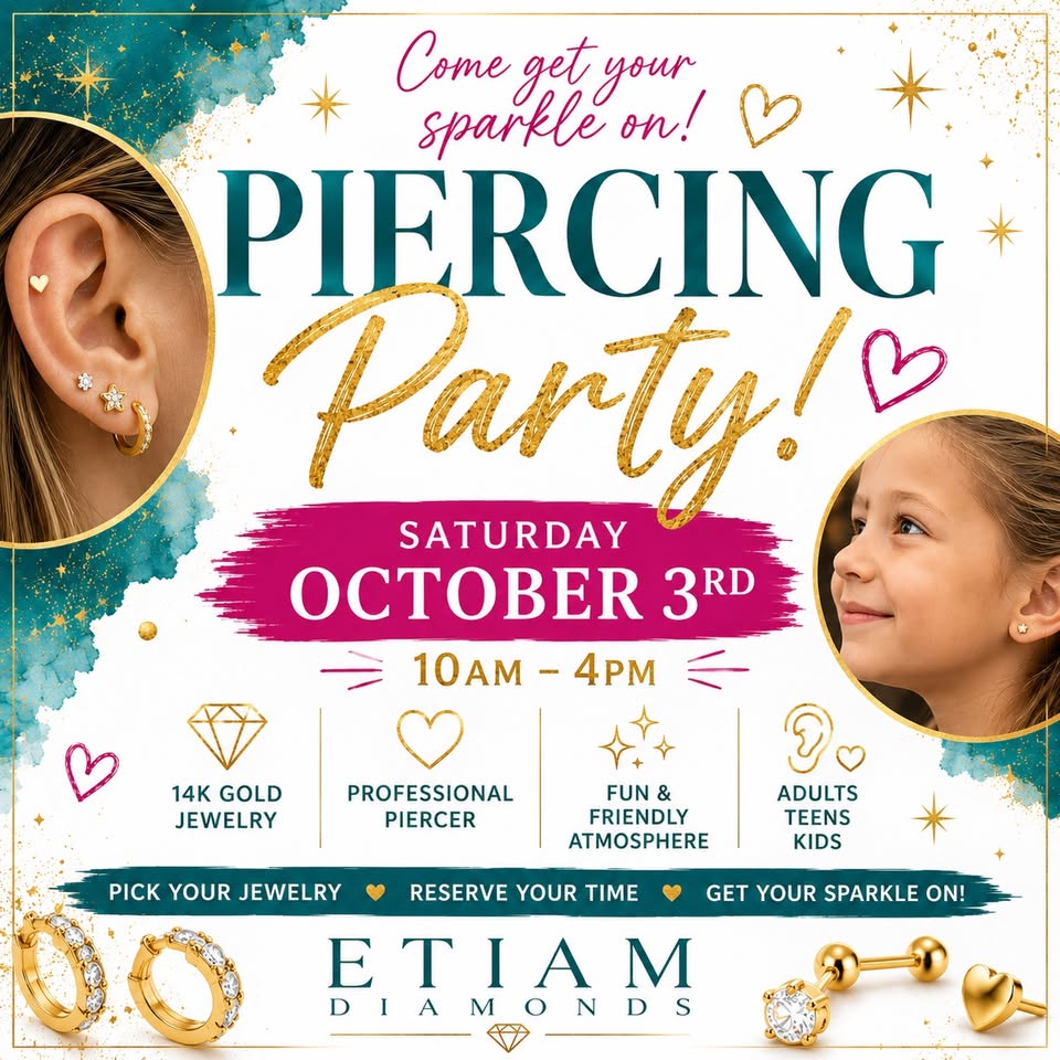 Ear Piercing Party - Come Get Your Sparkle On! header image
