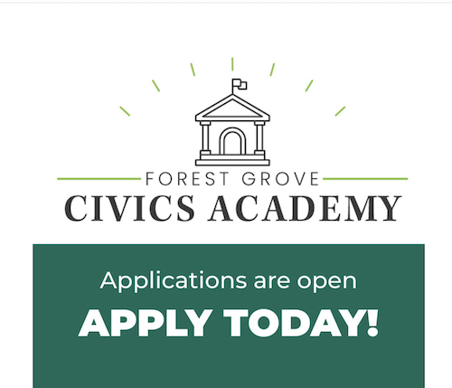 Forest Grove Civics Academy header image