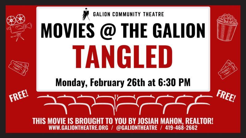 Movies @ The Galion: TANGLED header image