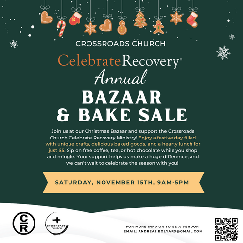 CR Bazaar + Bake sale header image