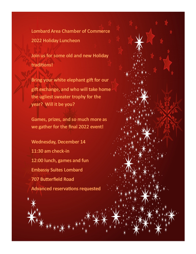 Annual Holiday Luncheon header image