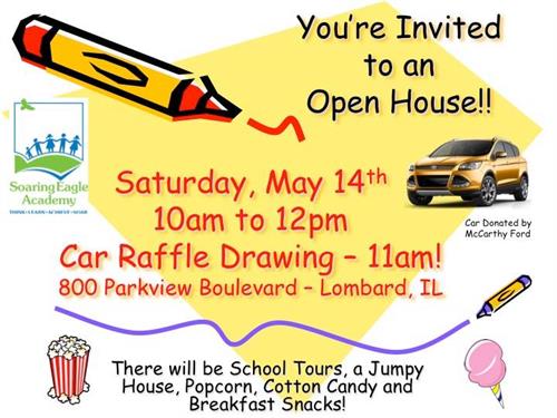Soaring Eagle Academy - Spring Open House - Car Raffle Drawing header image