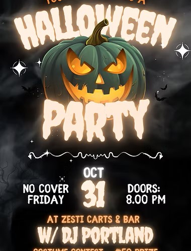 Halloween Costume Party DJ Portland header image