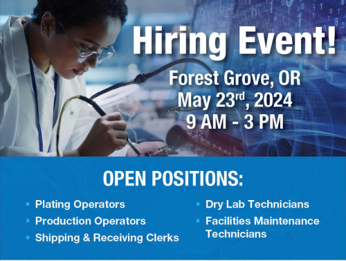 TTM Technologies Hiring Event header image