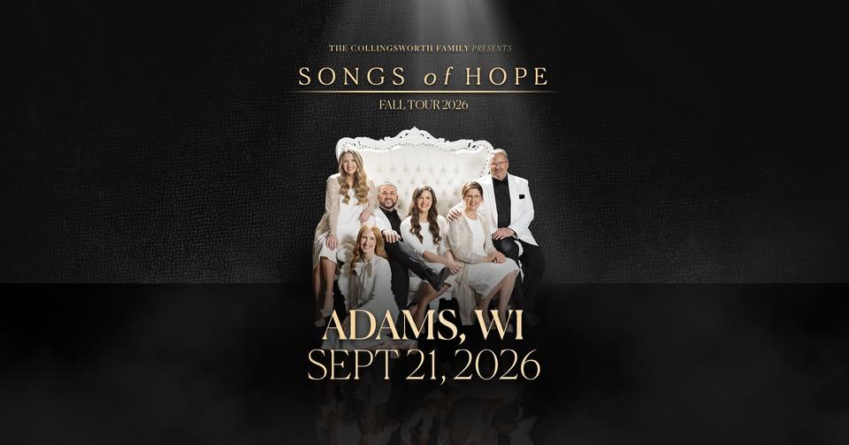 Songs of Hope Tour with the Collingsworth Family header image