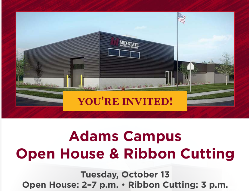 Adams Campus Open House & Ribbon Cutting header image