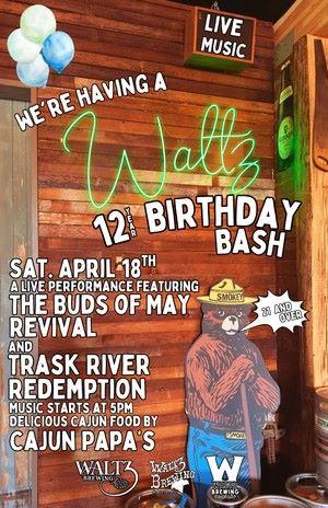 Waltz 12 Year Anniversary Party header image