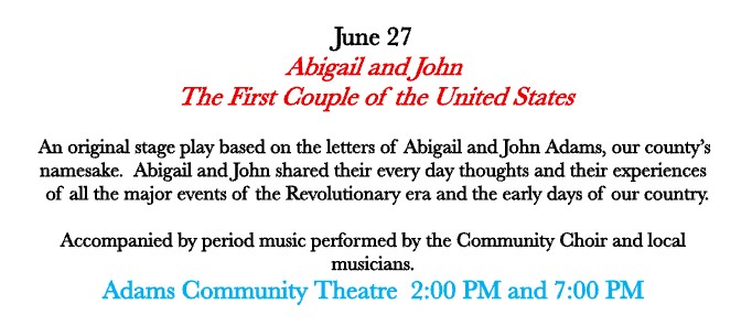 Abigail and John The First Couple of The United States header image