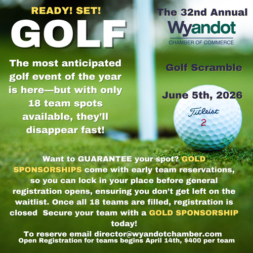 EARLY BIRD GOLD PARTNER -32nd Annual Golf Scramble header image