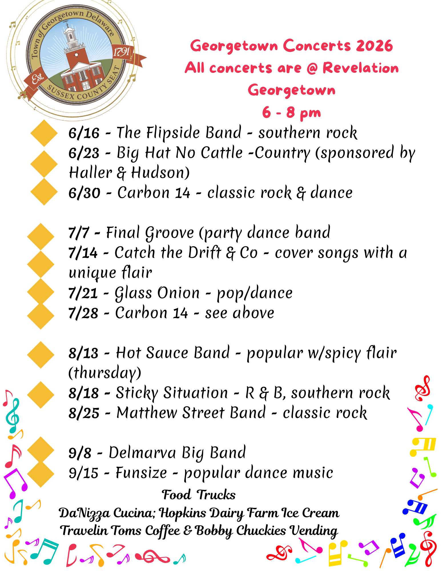 GT Summer Concerts header image