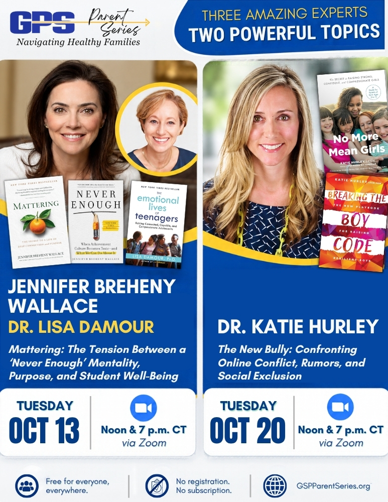 GPS Parent Series Online Events header image