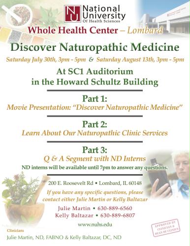 Event at National University of Health Sciences header image
