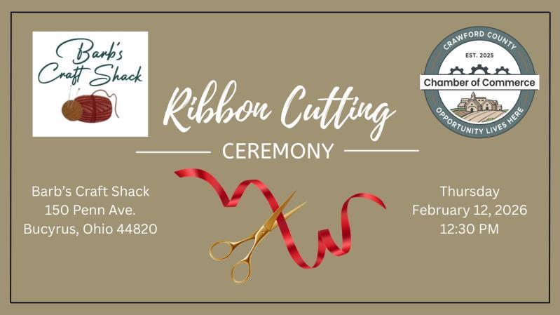 Ribbon Cutting - Barb's Craft Shack header image