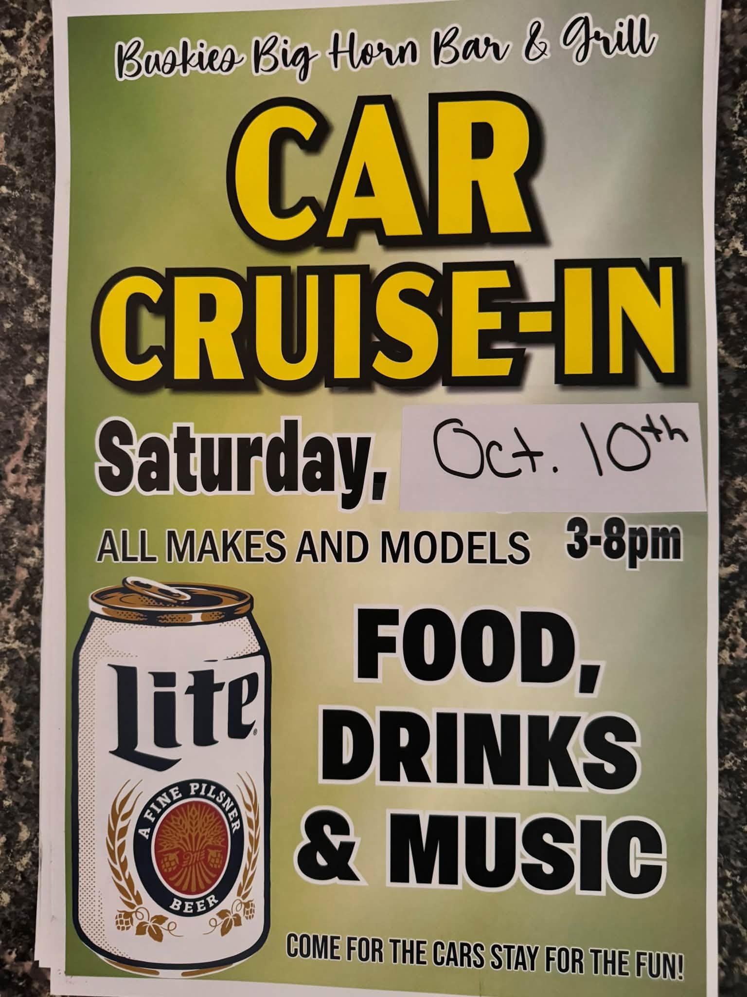 Buske's Bighorn Bar & Grill Car Cruise-In  header image
