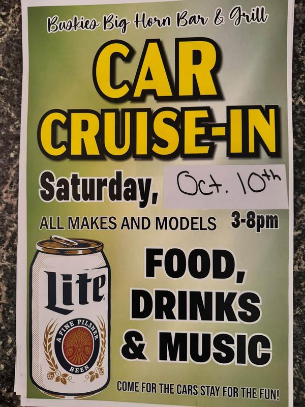 Buske's Bighorn Bar & Grill Car Cruise-In  header image