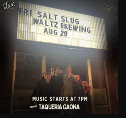 Live music featuring Salt Slug header image