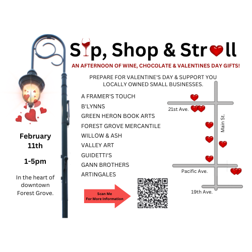 Sip, Shop and Stroll header image