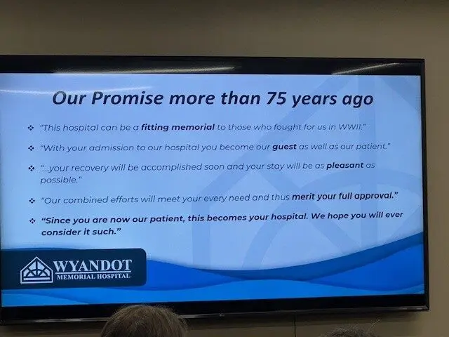 Presentation slide shown during a Leadership Wyandot session