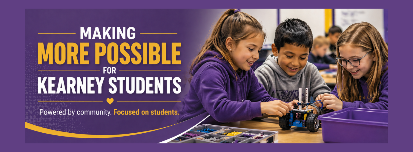 Kearney School District Education Foundation header image