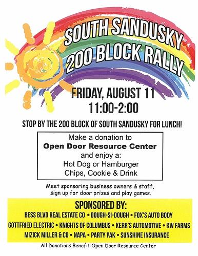 South Sandusky 200 Block Rally header image