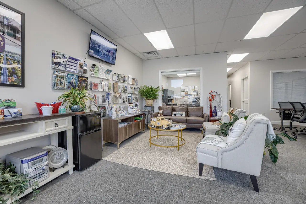 Kearney Chamber coworking lounge