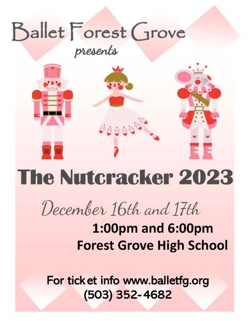 Ballet Forest Grove The Nutcracker 2023 header image