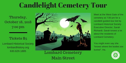 Candlelight Cemetery Tour header image