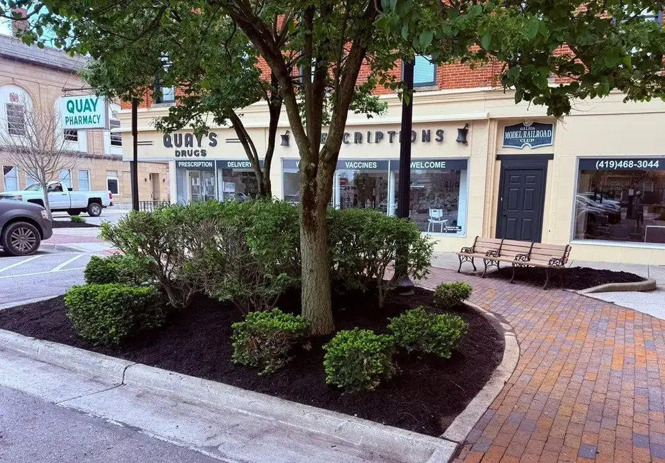 UpTowne Galion looking beautiful after all the hard work during the Ohio Arbor Day cleanup.