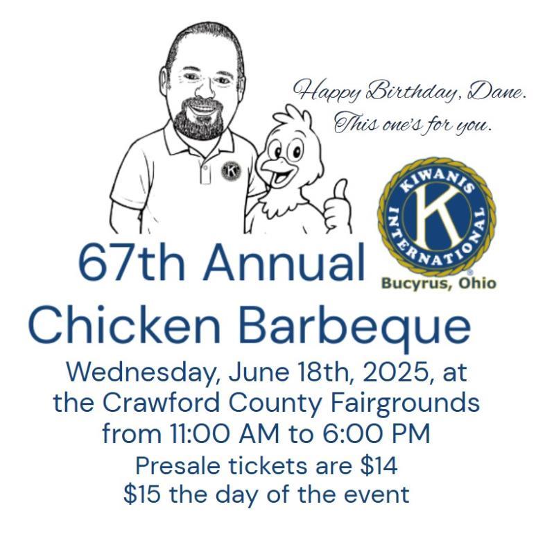 Bucyrus Kiwanis Chicken BBQ header image