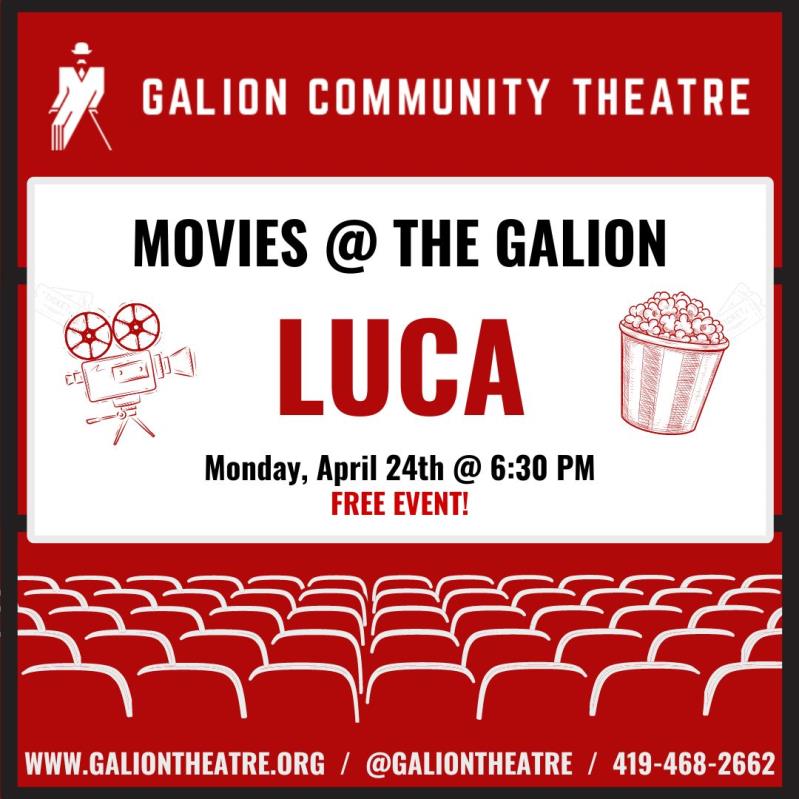 Movies at The Galion: LUCA header image