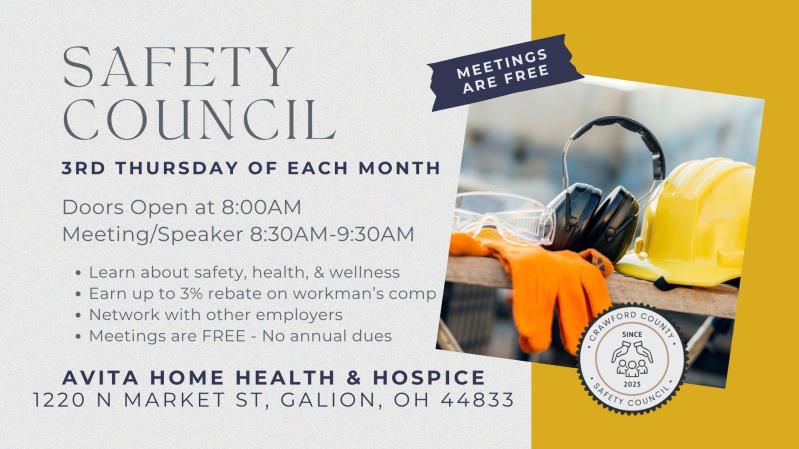 OLD Crawford County Safety Council header image