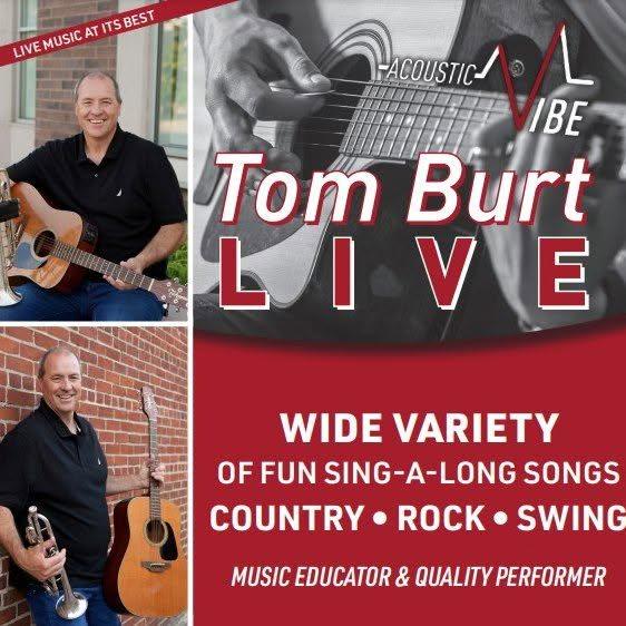 Live Music: Tom Burt  header image